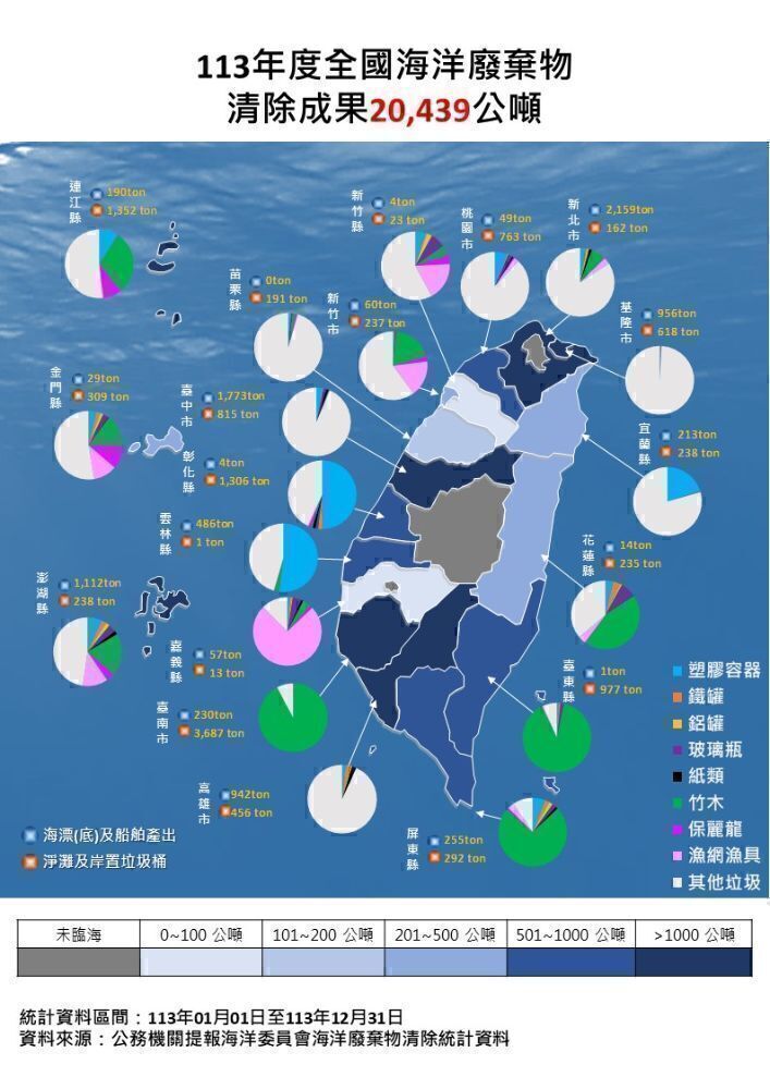 112年海洋廢棄物地圖